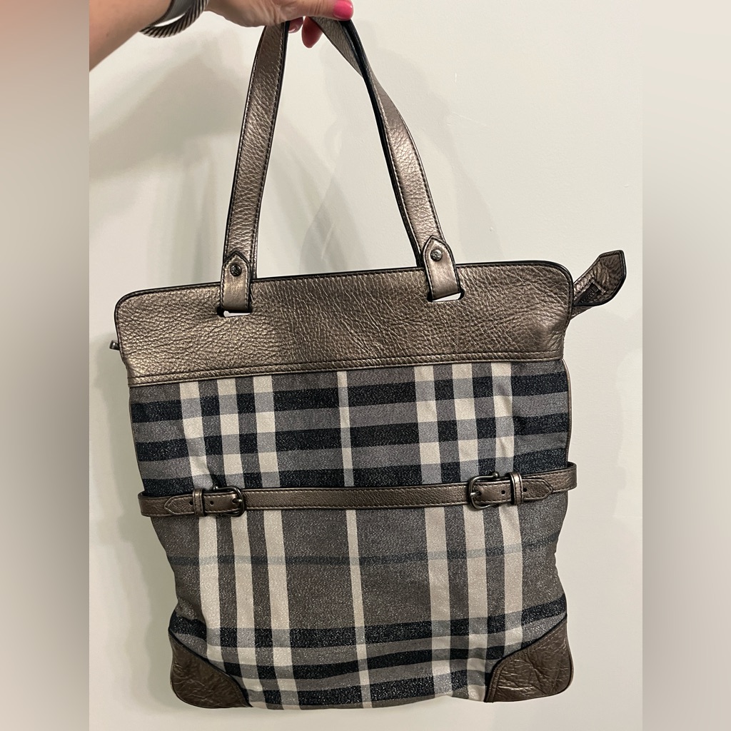 Authentic Rare Burberry Tote Bag In Great Condition